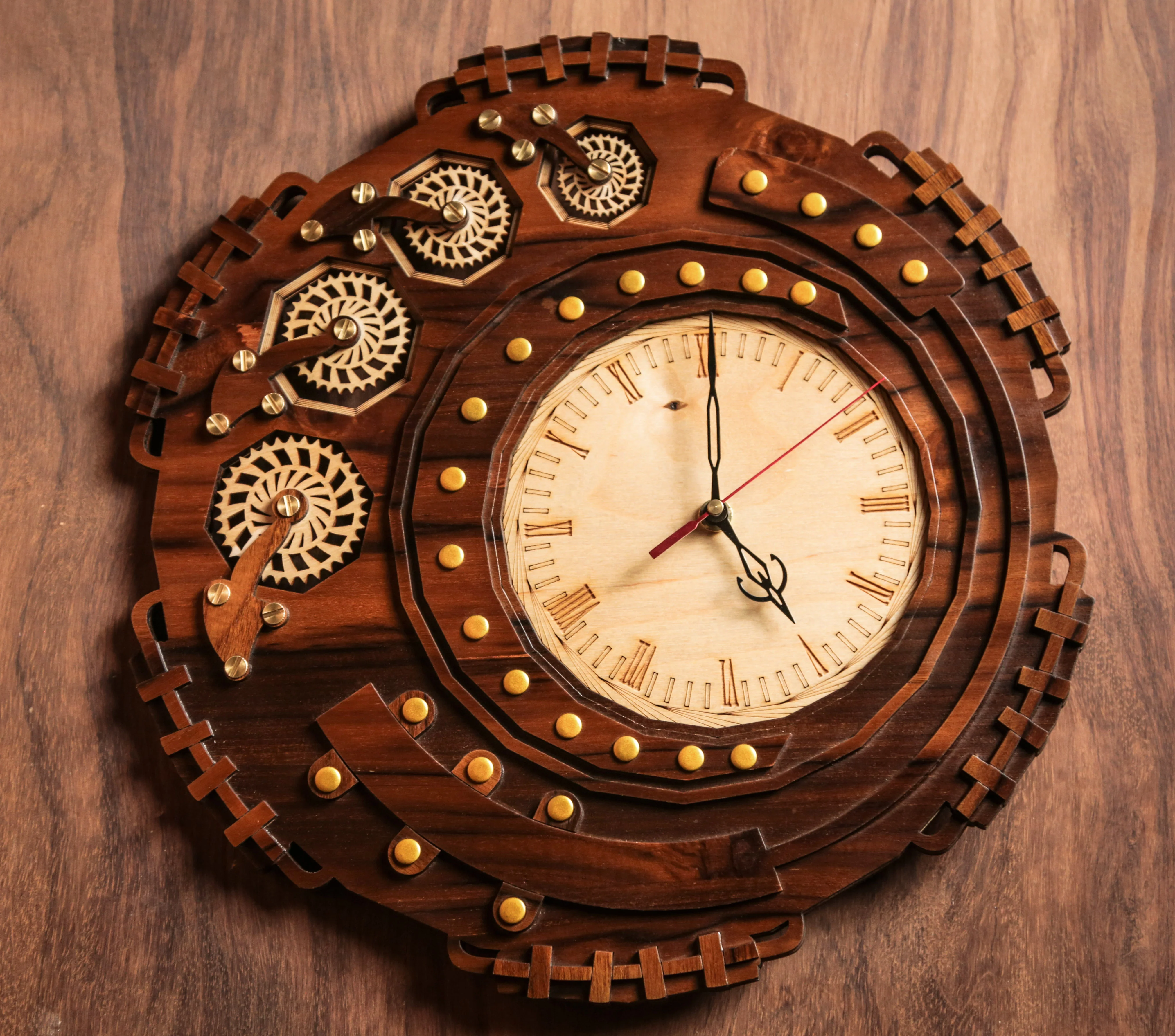  Wooden Wall Clock